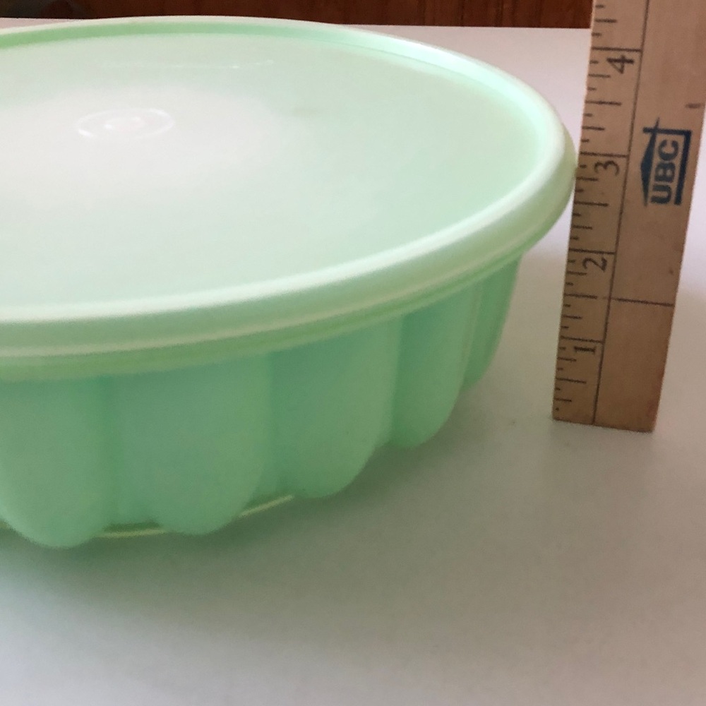 Vintage Tupperware Mint Green Jel-Ring Jello Mold Set 3-Piece #1202 - Picture 12 of 12